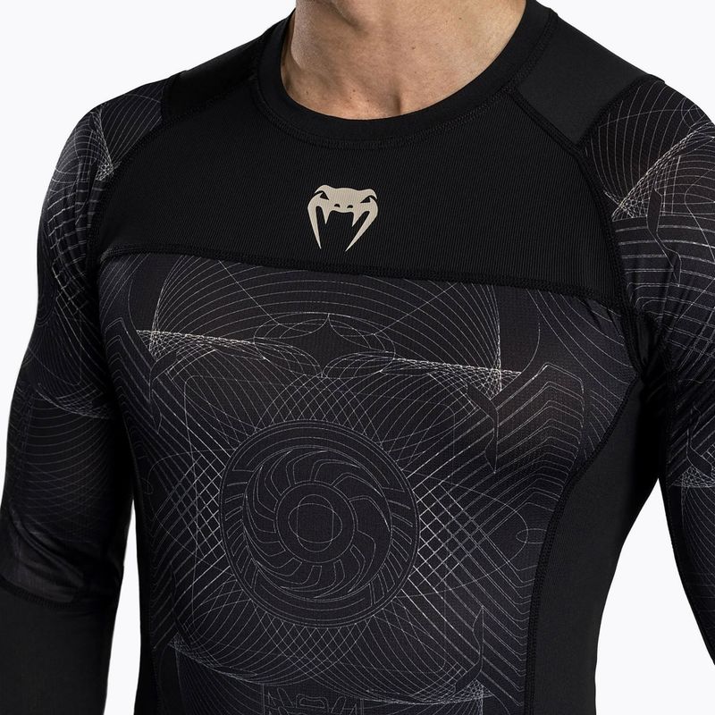 Venum G-Fit Air Men's Long Sleeve Rashguard deep black/desert sand 6