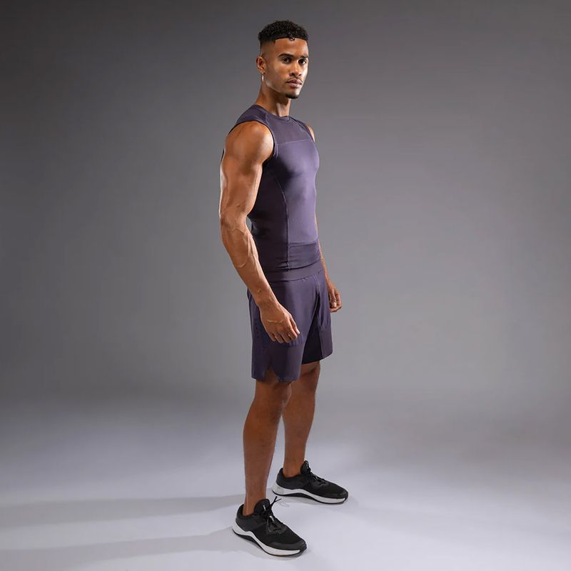 Men's Rashguard Venum G-Fit Air Men's Sleeveless Rashguard deep purple 2