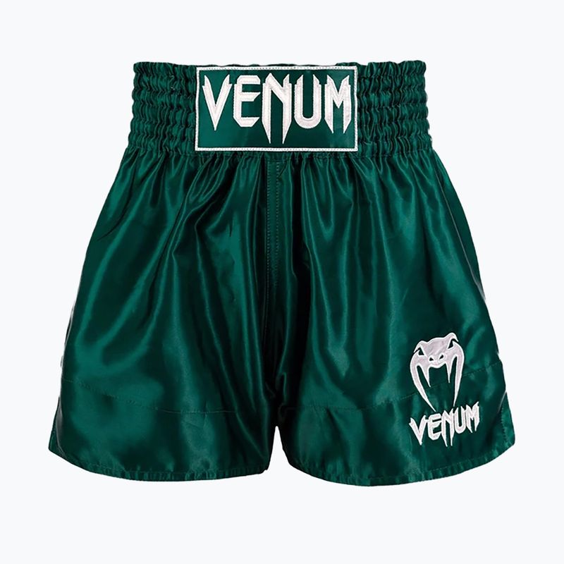 Venum Classic Muay Thai deep forest green men's training shorts