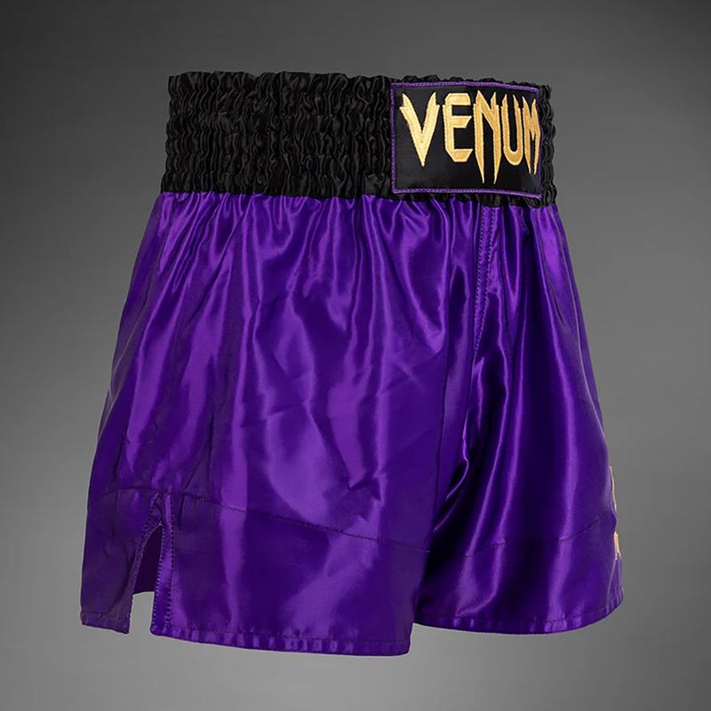 Men's Venum Classic Muay Thai training shorts dark purple 4