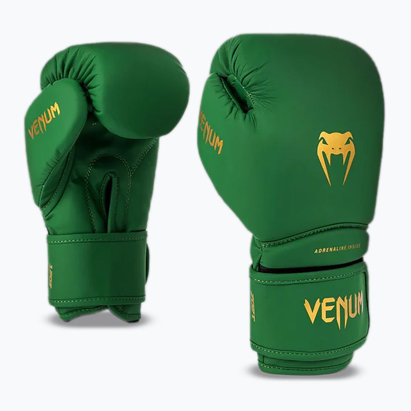 Venum Contender 1.5 green boxing gloves 2