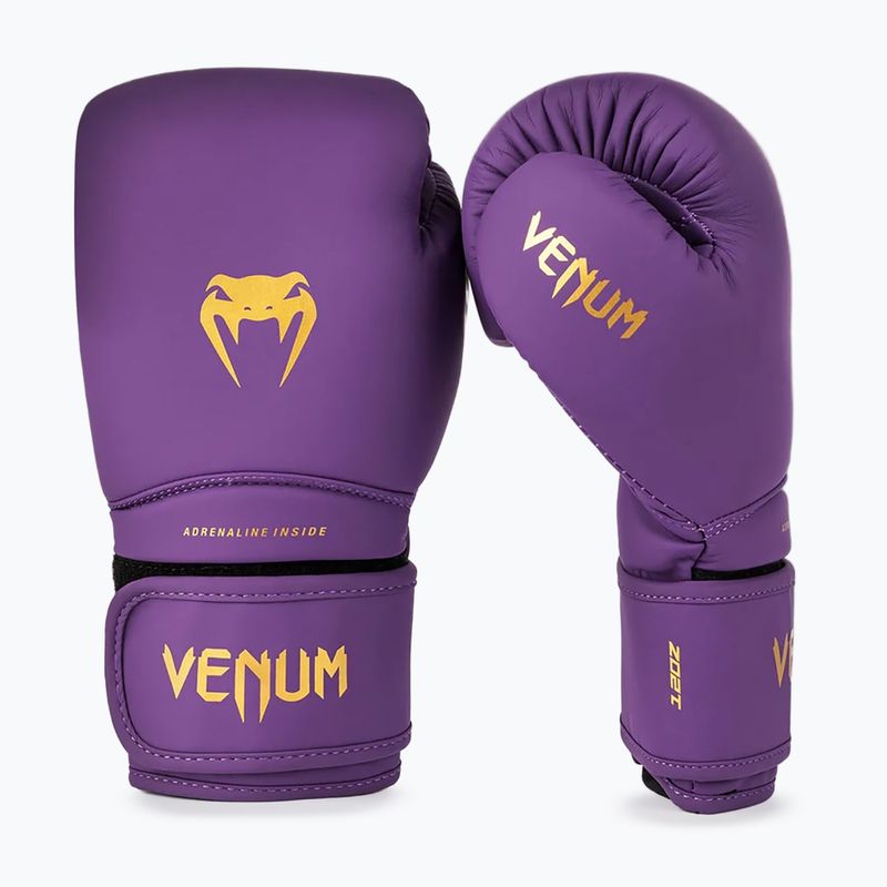 Venum Contender 1.5 dark purple boxing gloves