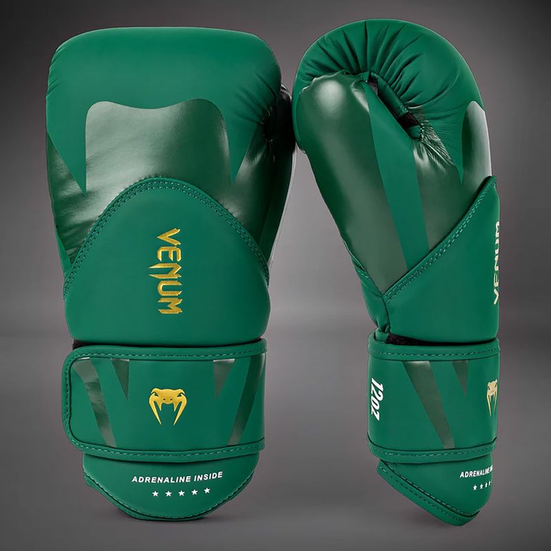 Venum Challenger 4.0 army green boxing gloves 2