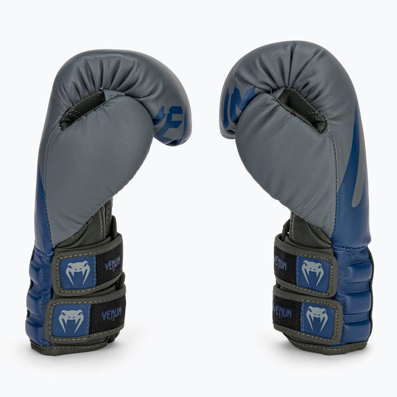 Venum Reverso Boxing Gloves storm grey/royal blue 4