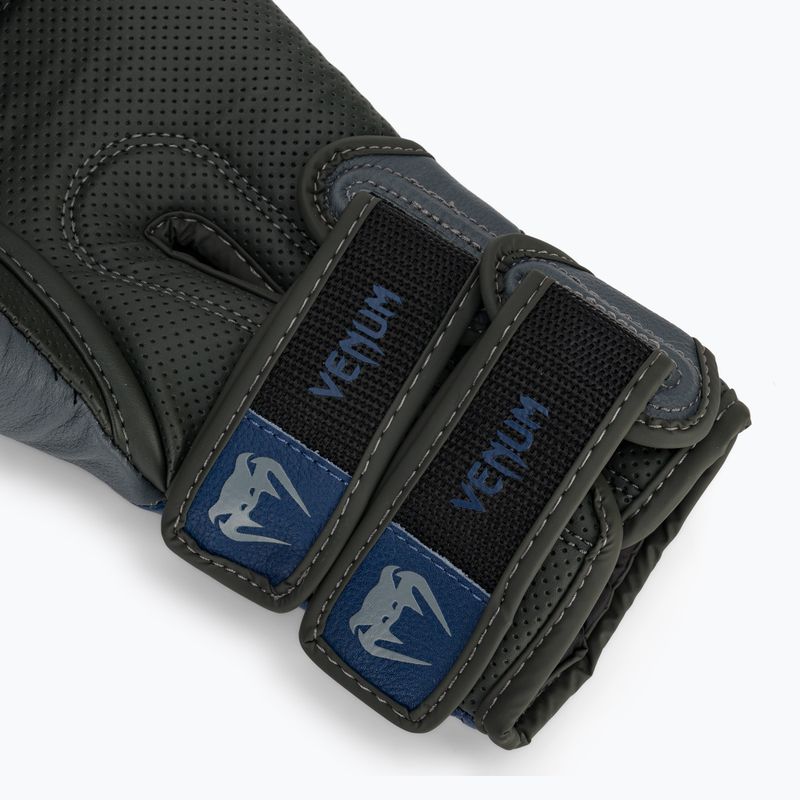 Venum Reverso Boxing Gloves storm grey/royal blue 6