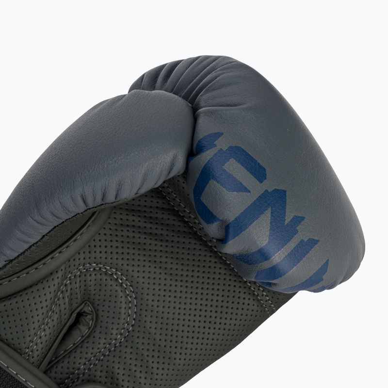 Venum Reverso Boxing Gloves storm grey/royal blue 7