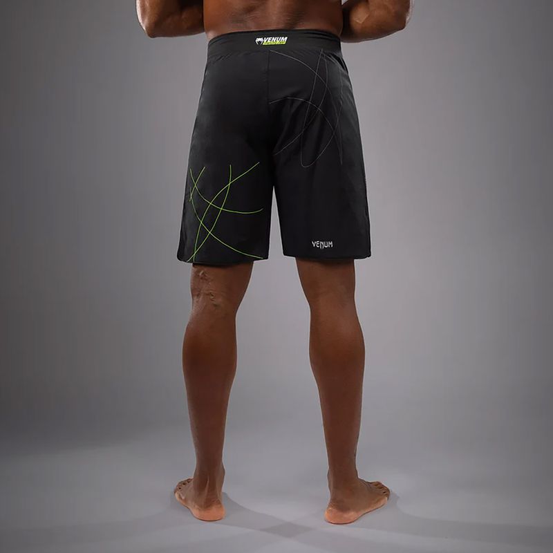 Venum Training Camp 4.0 men's training shorts black/neo green 3
