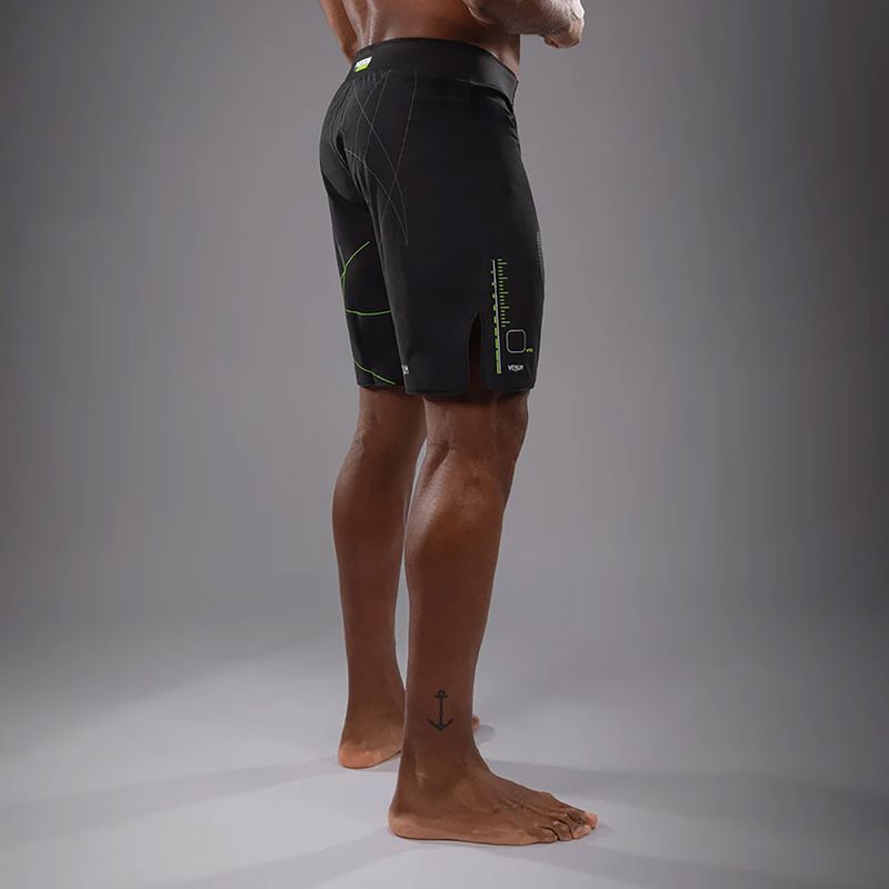 Venum Training Camp 4.0 men's training shorts black/neo green 5