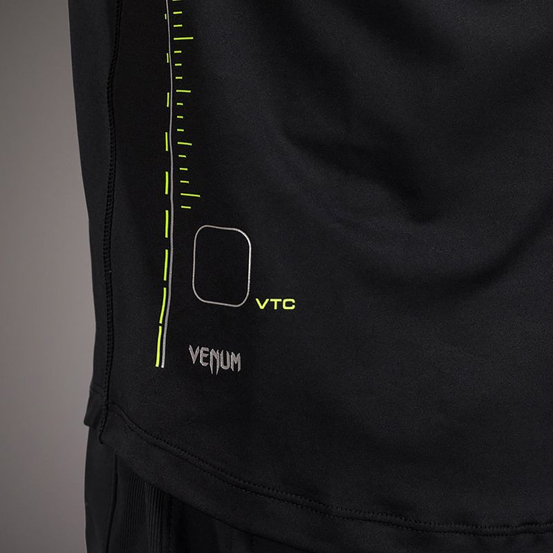 Venum Training Camp black/neo green men's training t-shirt 5