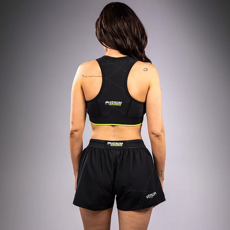 Venum Training Camp 4.0 black/neo green training bra 4