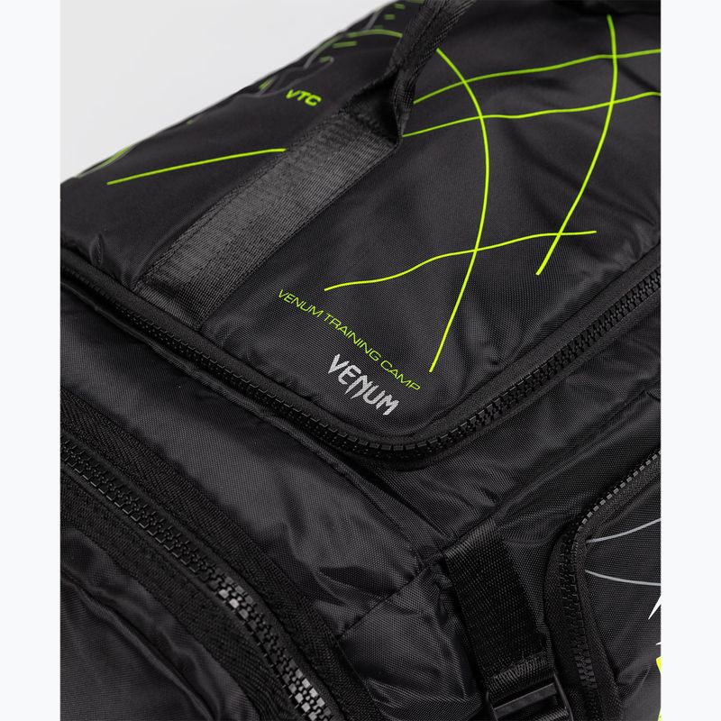 Venum Training Camp 4.0 bag black/neo green 7