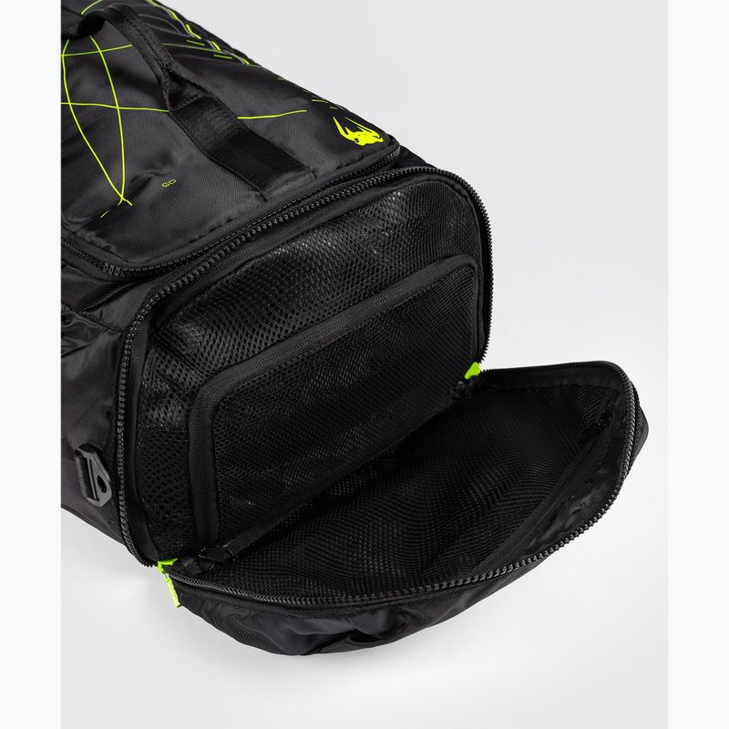 Venum Training Camp 4.0 bag black/neo green 9