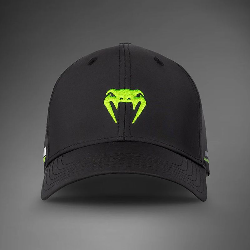 Venum Training Camp 4.0 baseball cap black/neo green 3