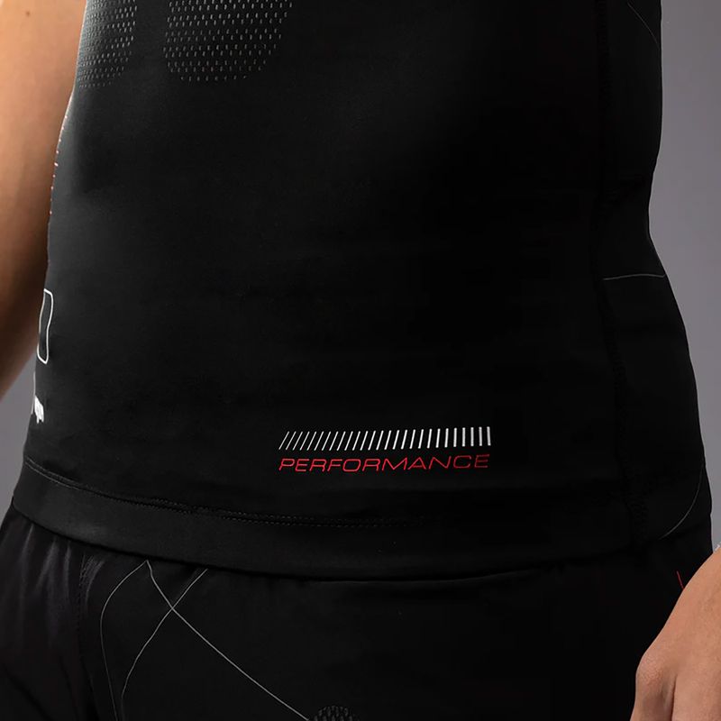 Men's training t-shirt Venum Tactical XT Rashguards black/fire red 9
