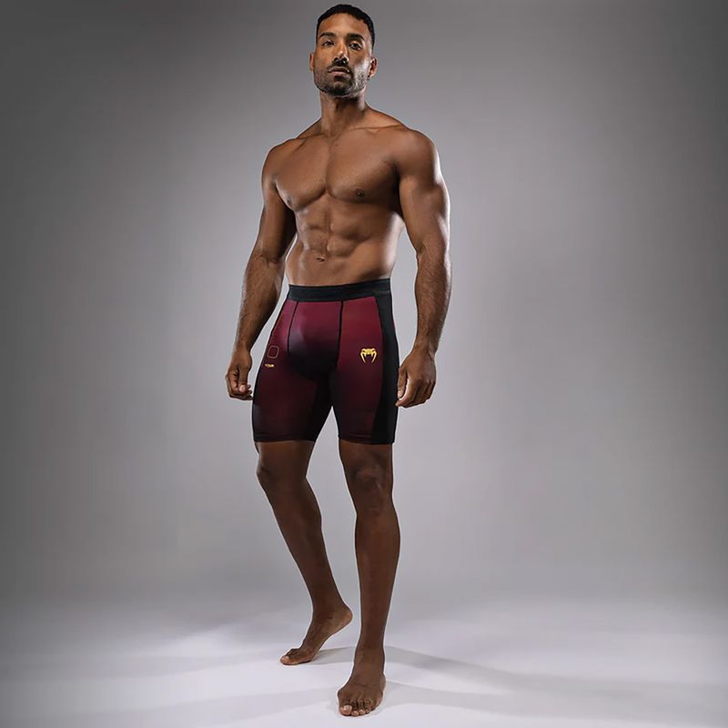 Venum Tactical XT Vale Tudo men's training shorts black/burgundy/gold 2