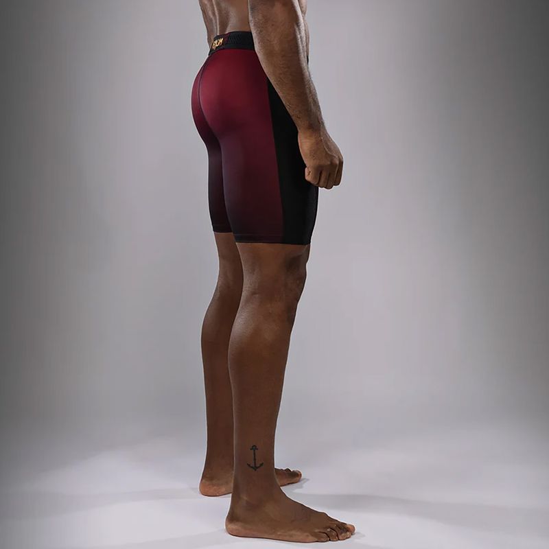 Venum Tactical XT Vale Tudo men's training shorts black/burgundy/gold 5