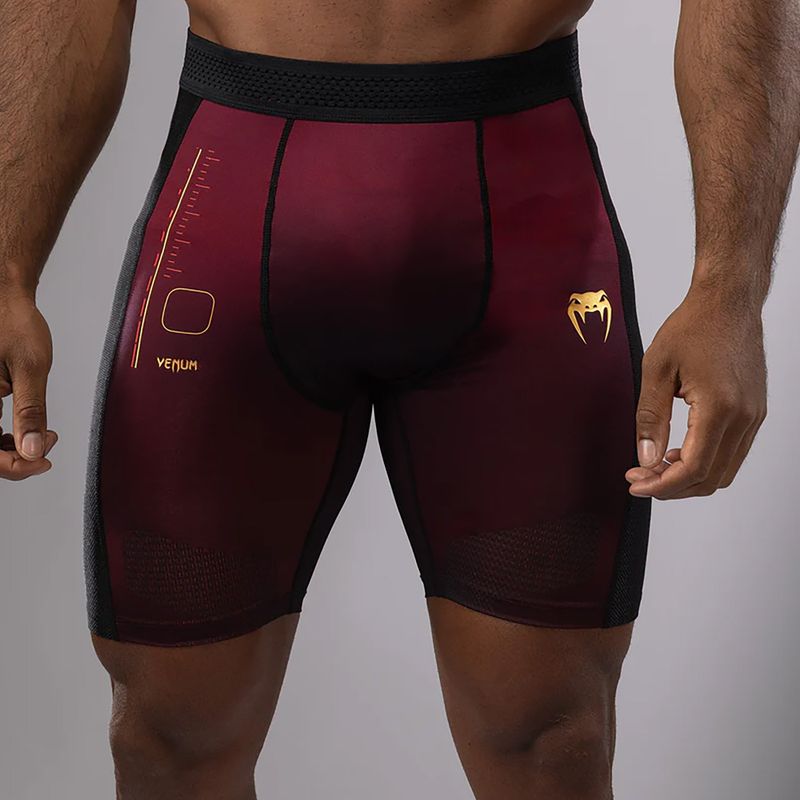 Venum Tactical XT Vale Tudo men's training shorts black/burgundy/gold 6
