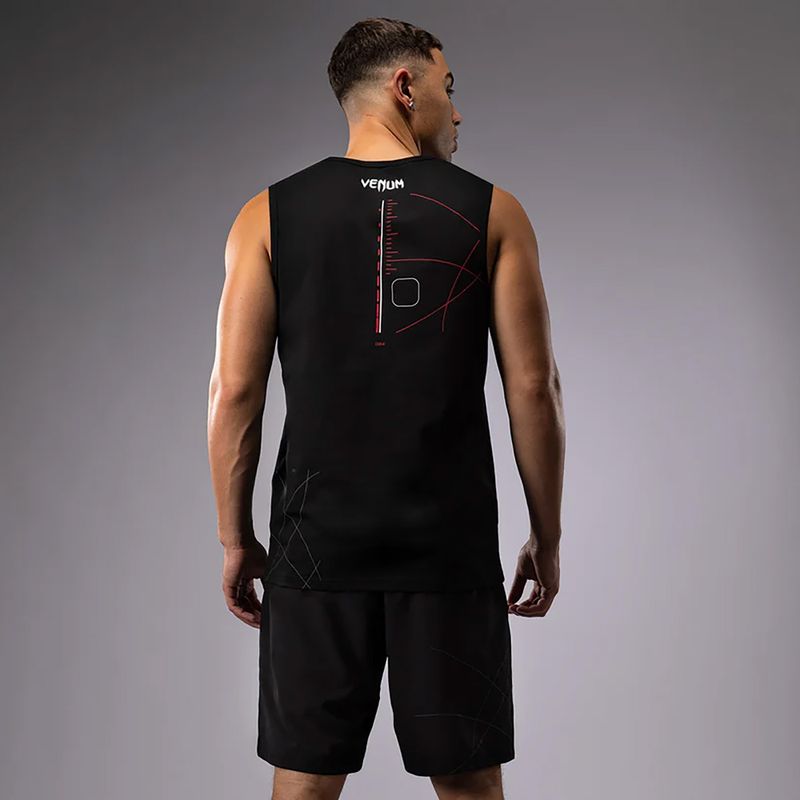 Venum Tactical XT Tank top black/fire red training shirt 4