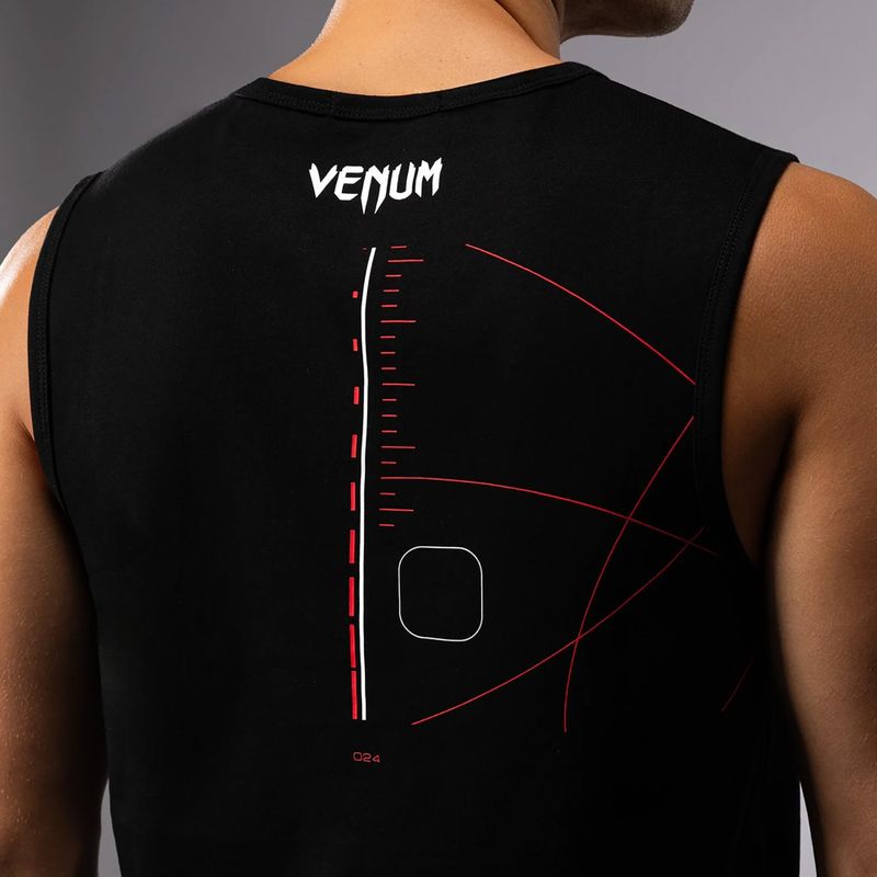 Venum Tactical XT Tank top black/fire red training shirt 8