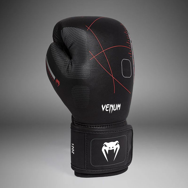 Venum Tactical XT black/fire red boxing gloves 4