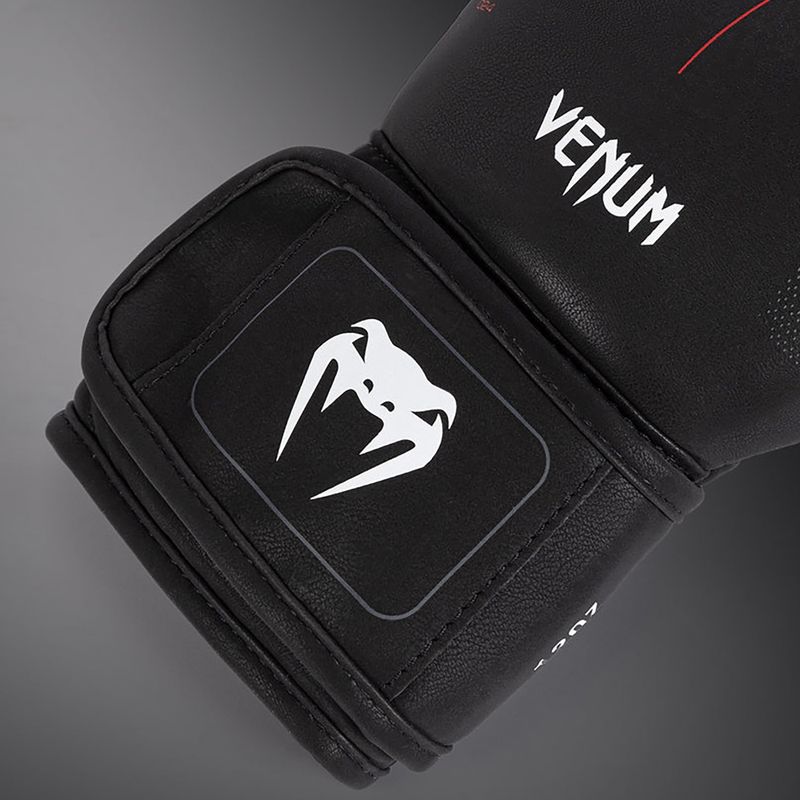 Venum Tactical XT black/fire red boxing gloves 7