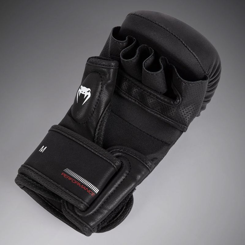 Venum Tactical XT black/fire red sparring gloves 4