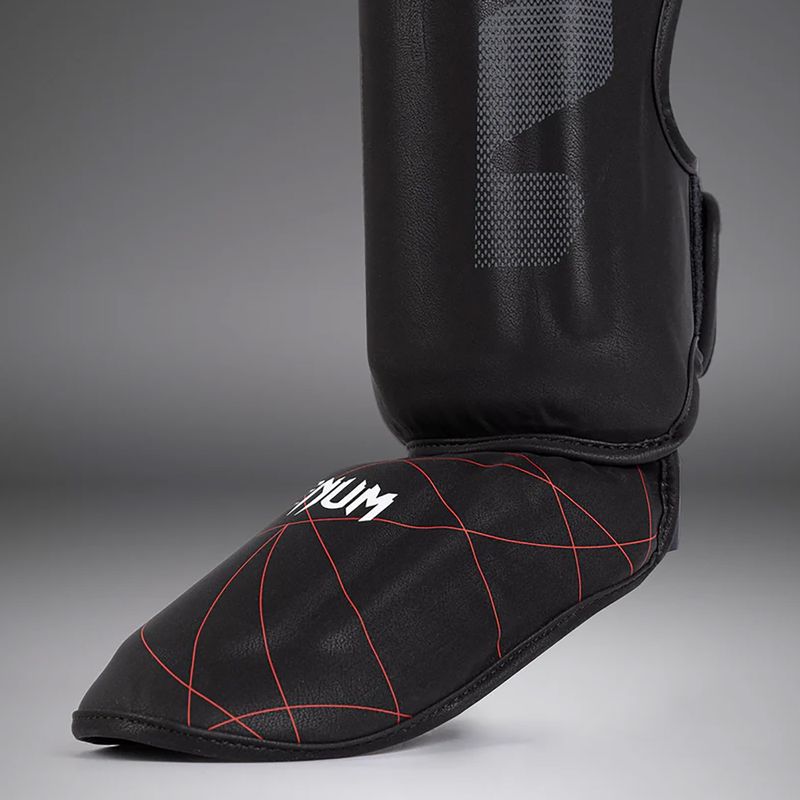 Women's tibia and foot protectors Venum Tactical XT Shinguards black/fire red 5