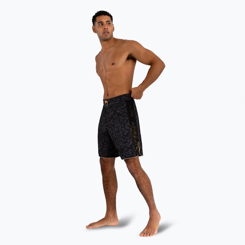 Venum x Ilia Topuria men's training shorts Unmatched Fight black/gold 4