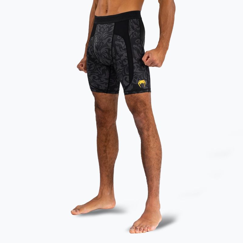Venum x Ilia Topuria men's training shorts Unmatched Vale Tudo black/gold 4