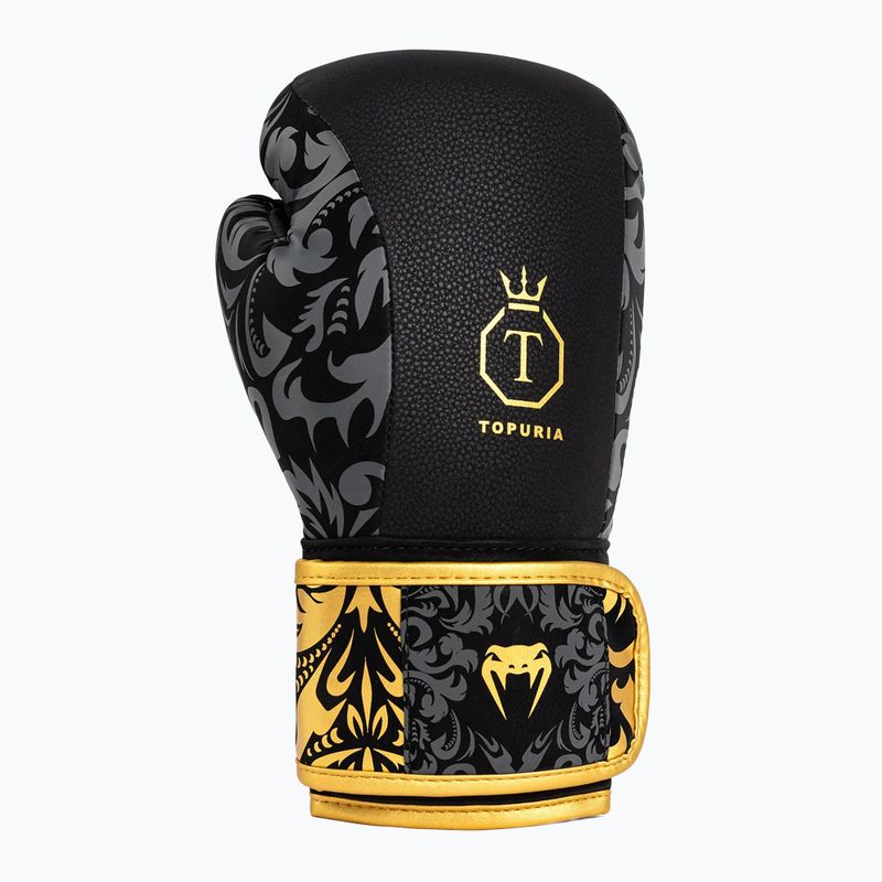 Venum x Ilia Topuria Unmatched Boxing Gloves black/gold 5