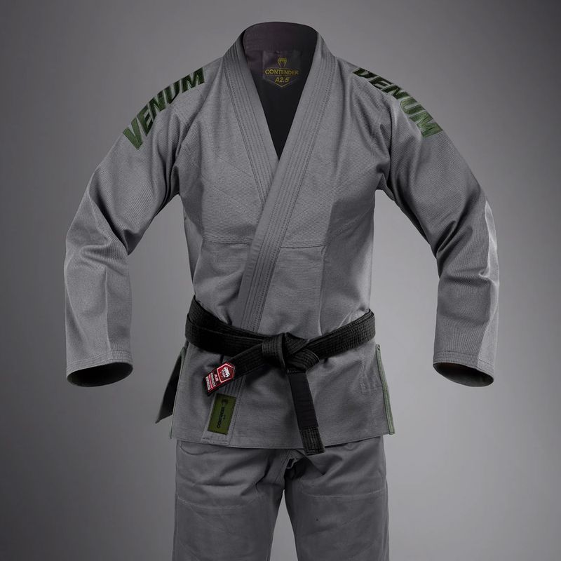 GI for Brazilian jiu-jitsu Venum Contender Evo 2.0 storm grey 3