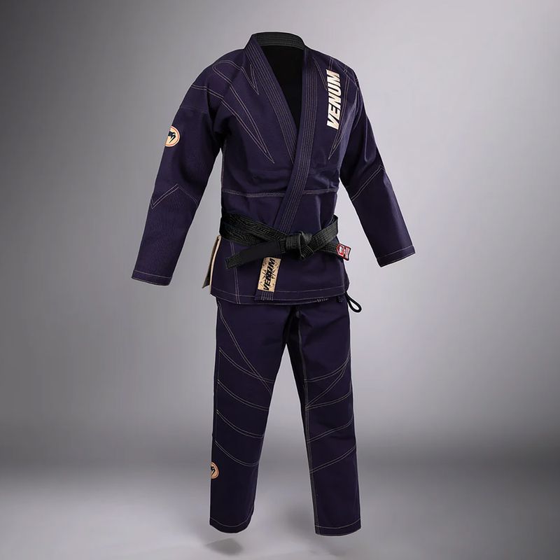GI for Brazilian Jiu-Jitsu Venum Elite 5.0 navy 3