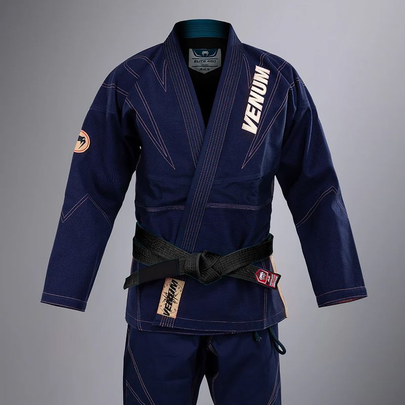 GI for Brazilian Jiu-Jitsu Venum Elite 5.0 navy 4