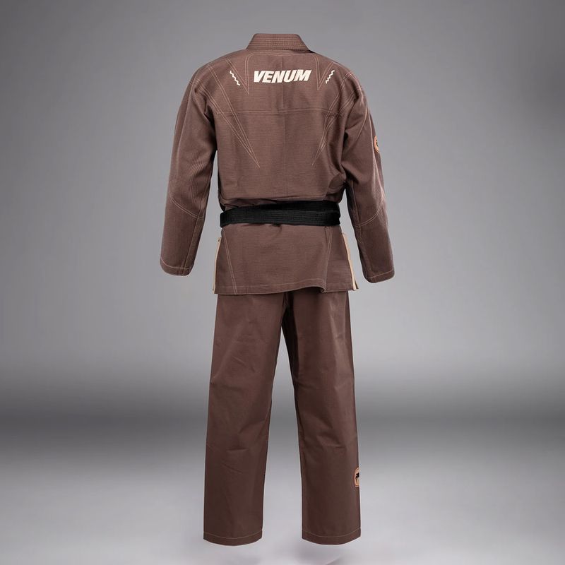 GI for Brazilian jiu-jitsu Venum Elite 5.0 chocolate brown 2