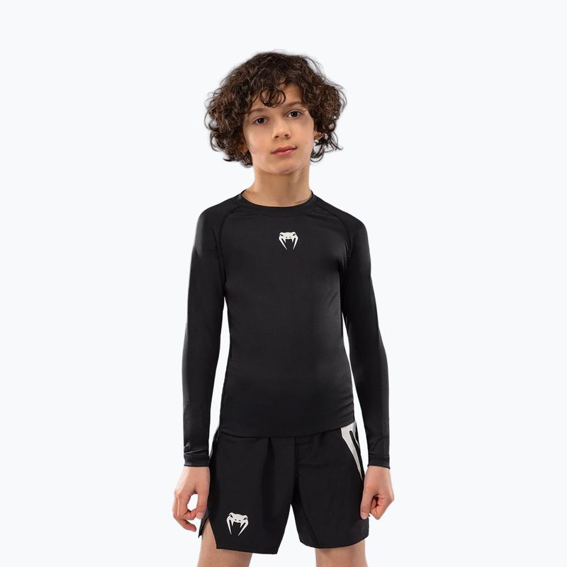 Venum Contender Rashguards Jr children's training longsleeve black 2