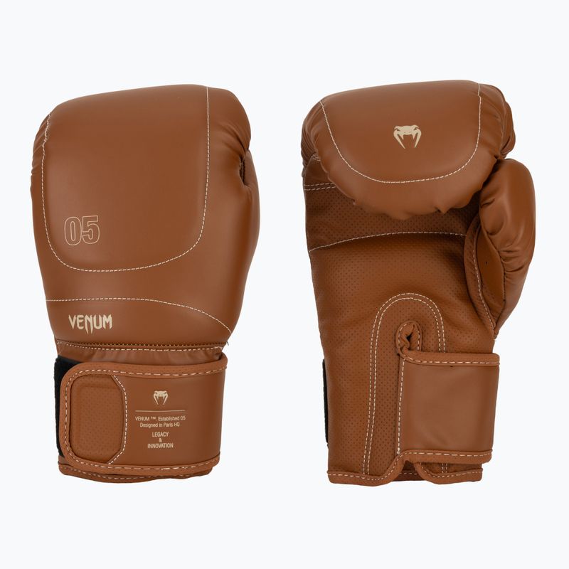 Men's boxing gloves Venum Impact Evo VENUM-05061-058 chocolate