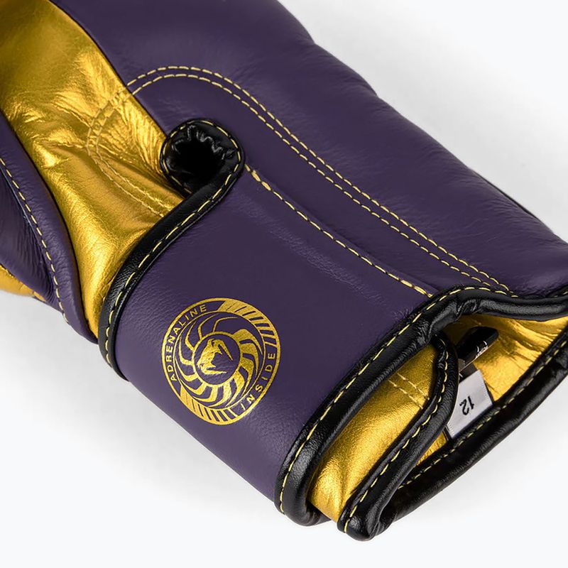 Venum Giant 3.0 dark purple/gold boxing gloves 5