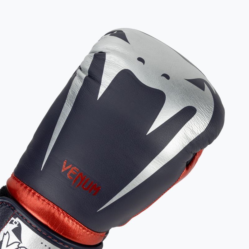 Venum Giant 3.0 boxing gloves navy blue/red 5