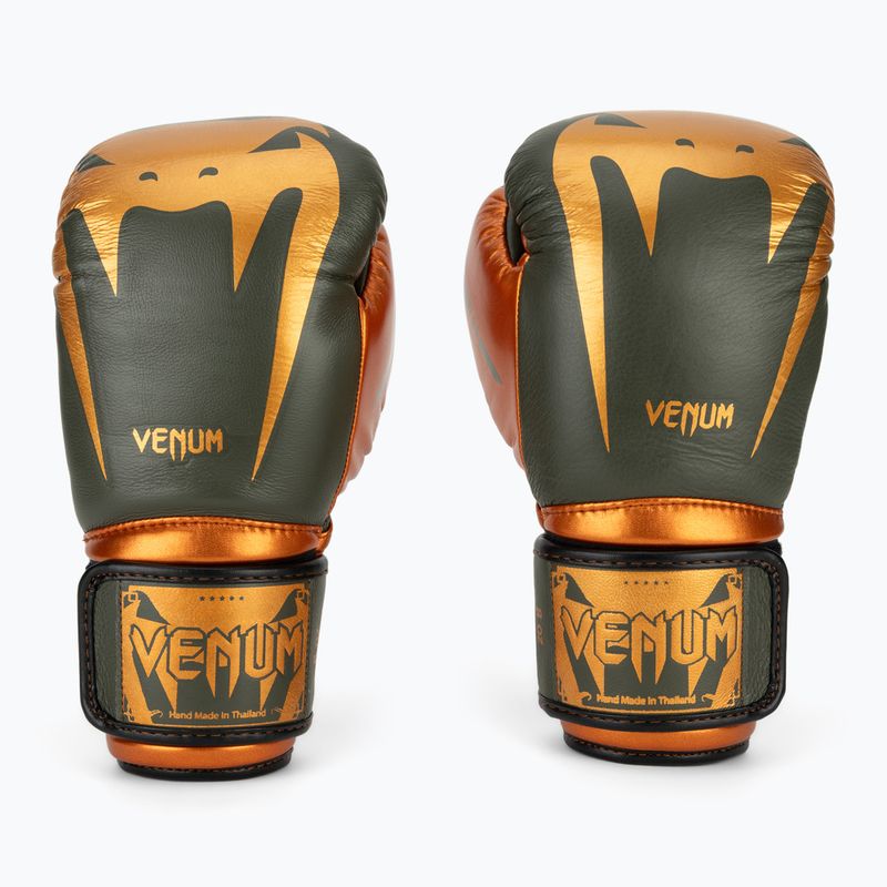 Venum Giant 3.0 khaki/bronze boxing gloves 2