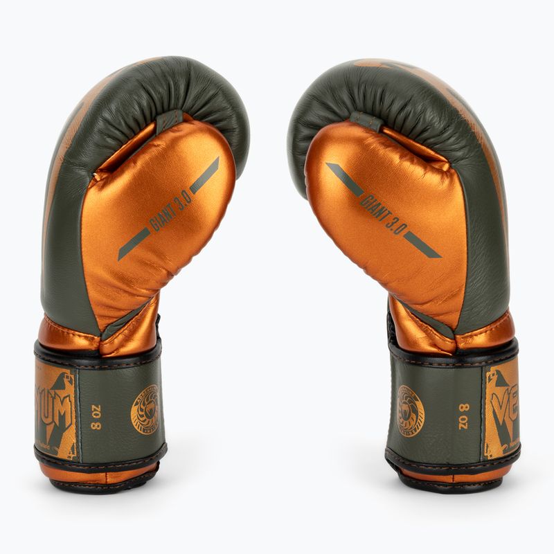 Venum Giant 3.0 khaki/bronze boxing gloves 4