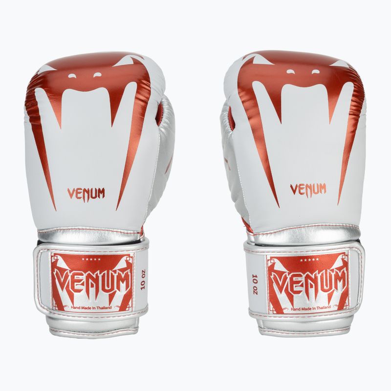 Venum Giant 3.0 red/silver boxing gloves 2