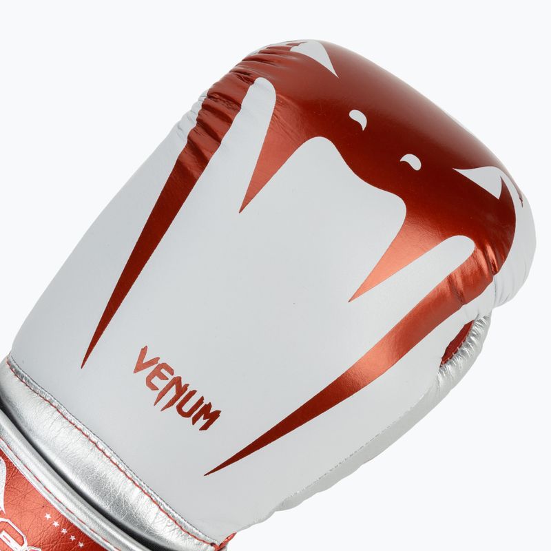 Venum Giant 3.0 red/silver boxing gloves 5