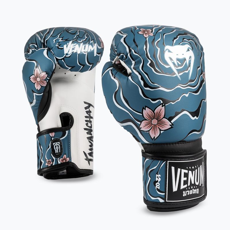 Boxing gloves Venum X Tawanchay blue/white 2