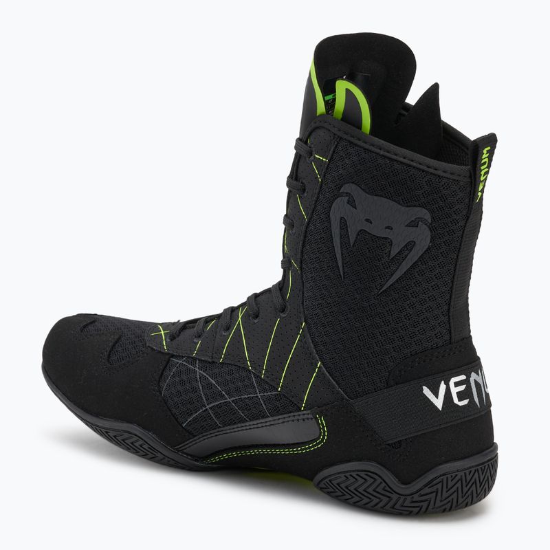 Men's Venum Training Camp 4.0 Boxing shoes black/neo green 2