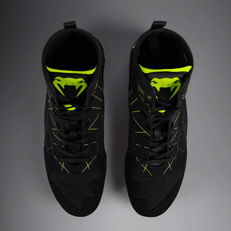 Men's Venum Training Camp 4.0 Boxing shoes black/neo green 12