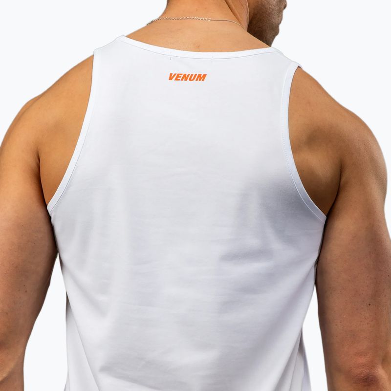 Men's training top Venum Echo white/orange sunset 5