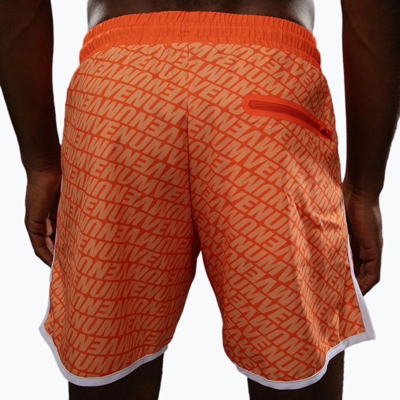 Men's training shorts Venum Echo Board orange sunset 6