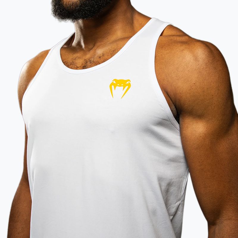 Men's training T-shirt Venum Octane white/vibrant yellow 5