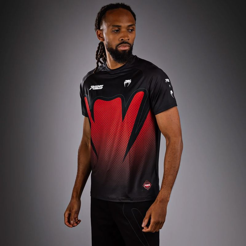 Men's T-shirt Venum x RWS 2.0 Dry-Tech black/red 4