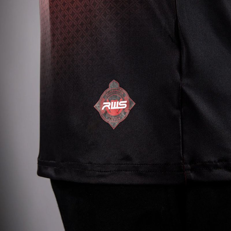 Men's T-shirt Venum x RWS 2.0 Dry-Tech black/red 7